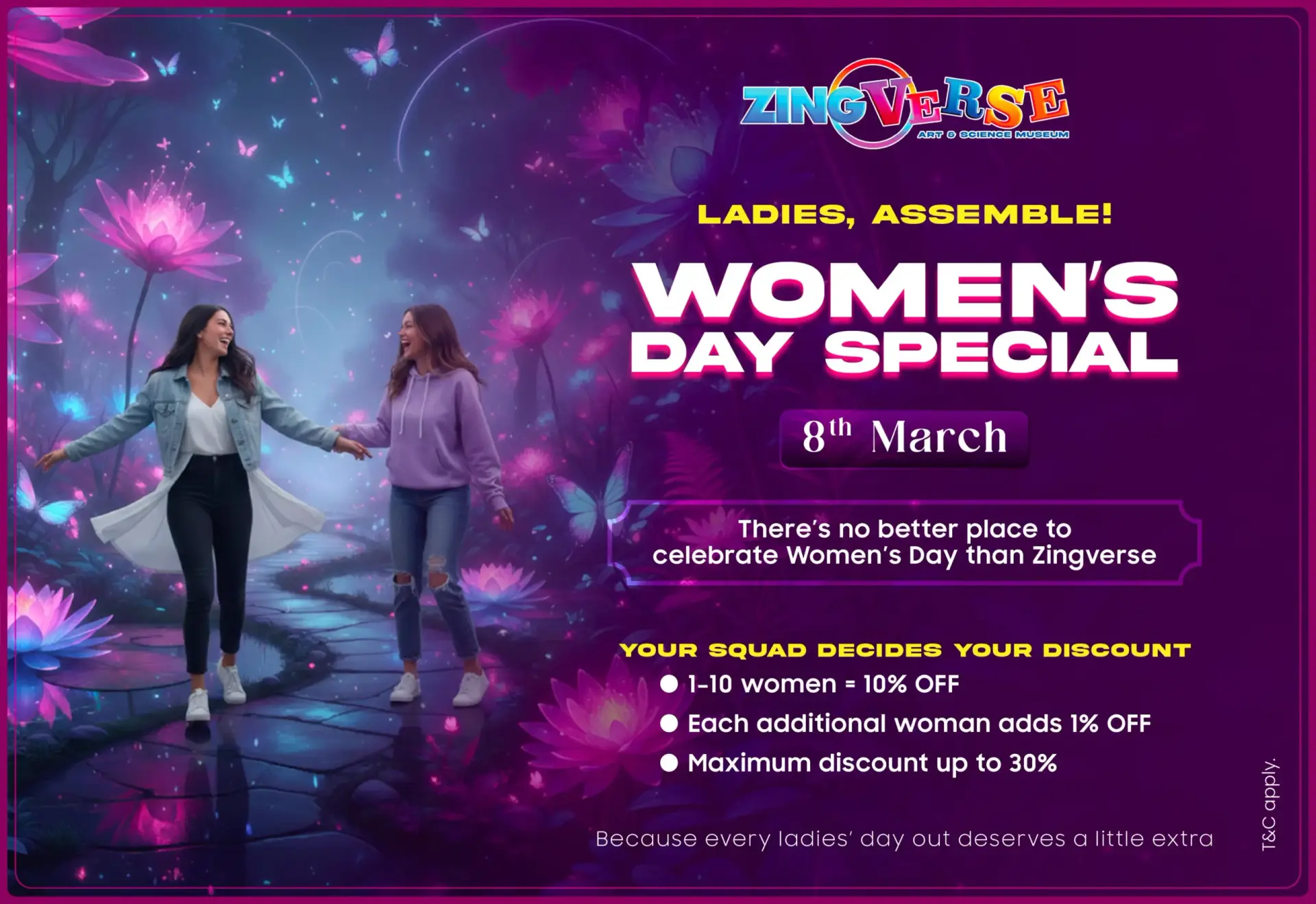 Zingverse Women's Day Offer